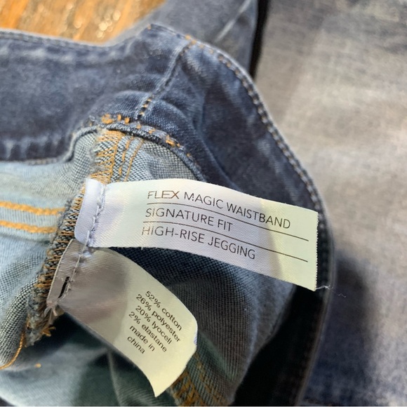 Lane Bryant Blue Jeans Flex Magic Waistband 18 Signature Fit High Rise Jegging - Picture 6 of 14